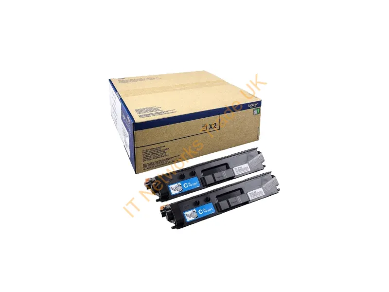 TN329CTWIN - Brother TN-329CTWIN Toner-kit cyan extra High-Capacity twin pack, 2x6K pages ISO/IEC 19798 Pack=2 for Brother DCP-L 8450