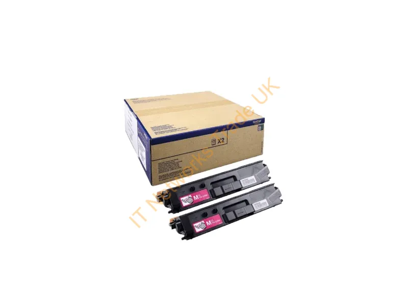 TN329MTWIN - Brother TN-329MTWIN Toner-kit magenta extra High-Capacity twin pack, 2x6K pages ISO/IEC 19798 Pack=2 for Brother DCP-L 8450