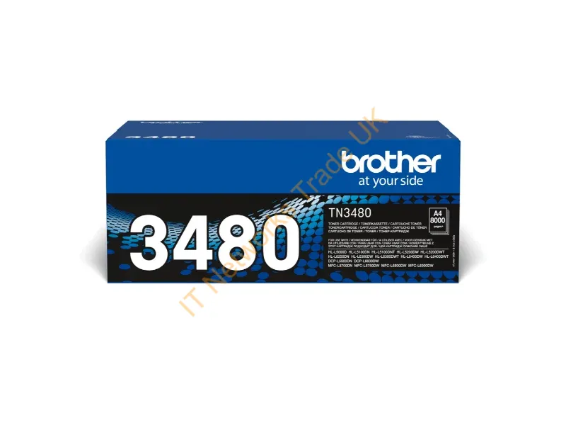 Brother TN-3480 Toner black, 8K pages Accessory