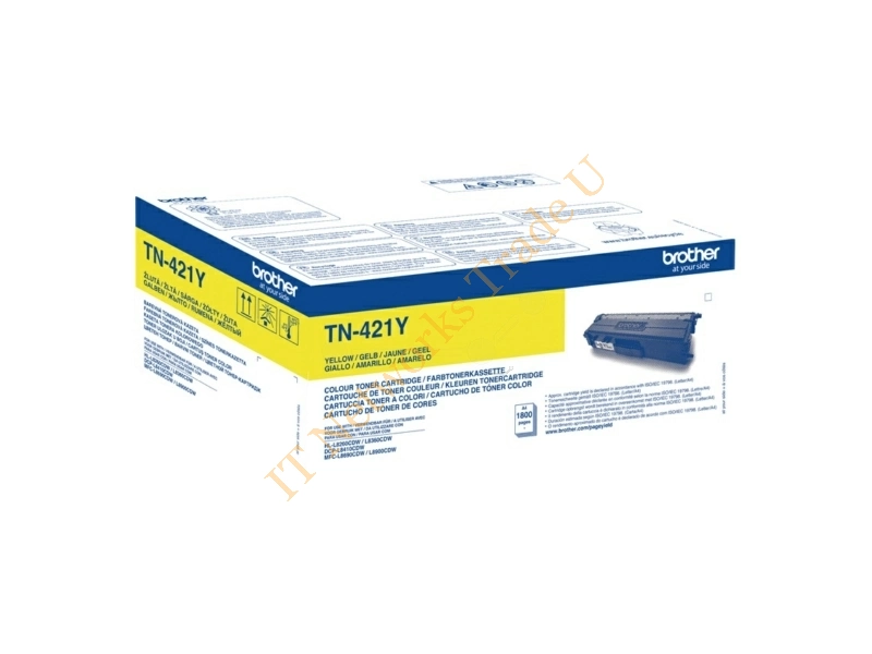 Brother TN-421Y Toner yellow, 1.8K pages Accessory