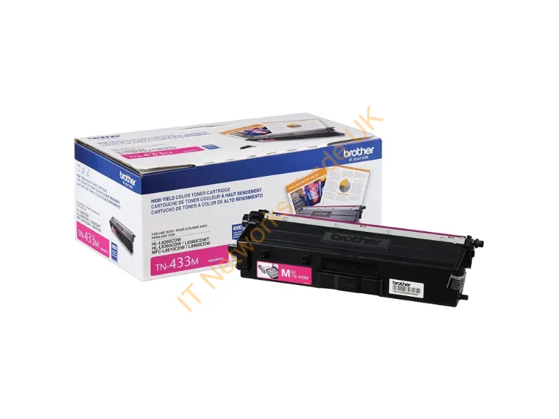 TN433M - Brother Tn-433M Toner Cartridge 1 Pc(S) Original Magenta