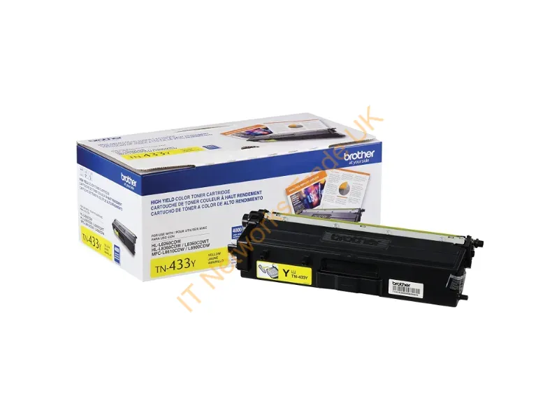 TN433Y - Brother Tn-433Y Toner Cartridge 1 Pc(S) Original Yellow