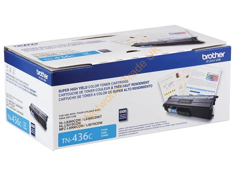 TN436C - Brother Tn-436C Toner Cartridge 1 Pc(S) Original Cyan