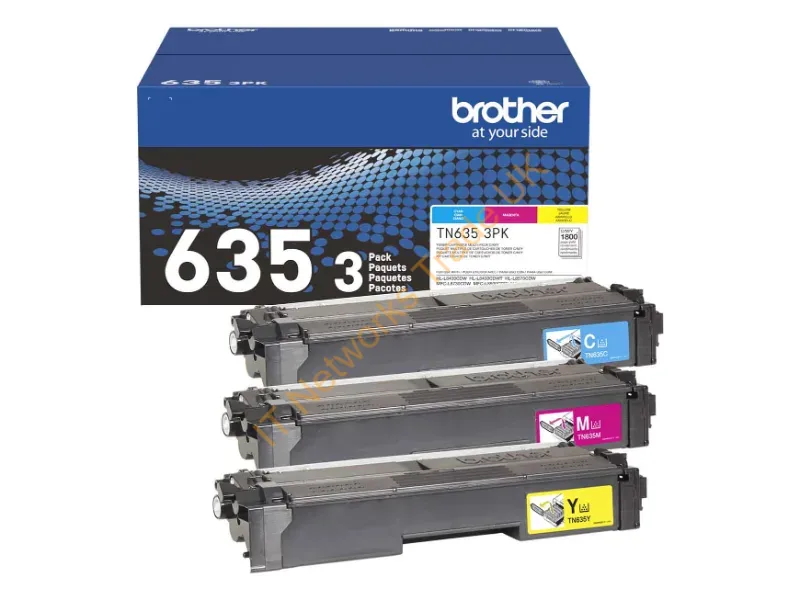 TN6353PK - Brother Tn-6353Pk Toner Cartridge 3 Pc(S) Original Cyan, Magenta, Yellow