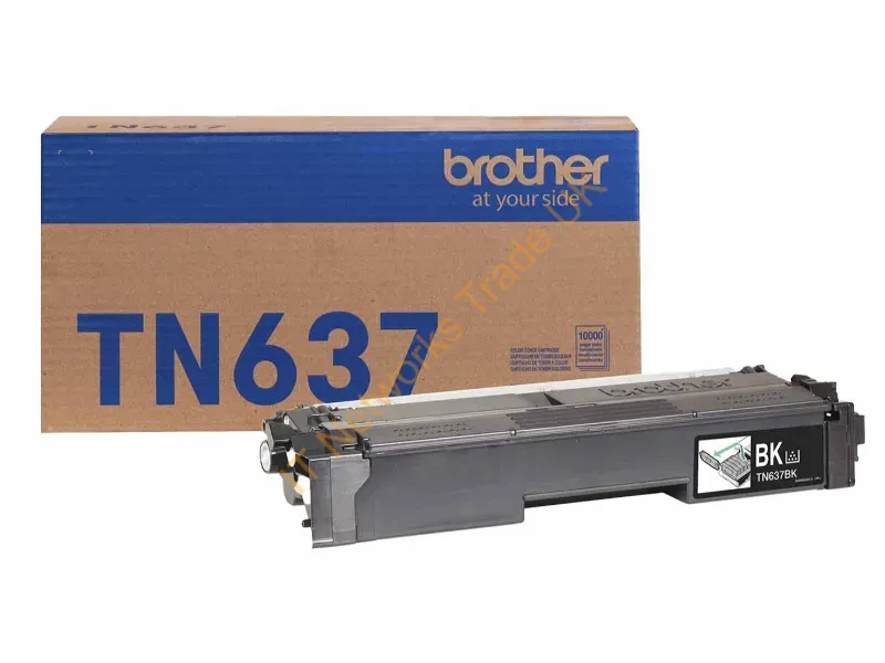 TN637BK - Brother Tn-637Bk Toner Cartridge 1 Pc(S) Original Black