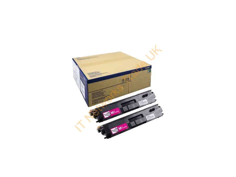 TN900MTWIN - Brother TN-900MTWIN Toner-kit magenta twin pack, 2x6K pages ISO/IEC 19798 Pack=2 for Brother HL-L 9200/MFC-L 9550