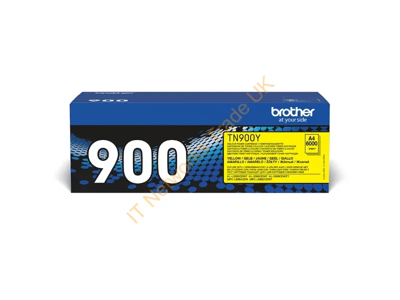 Brother TN-900Y Toner yellow, 6K pages Accessory