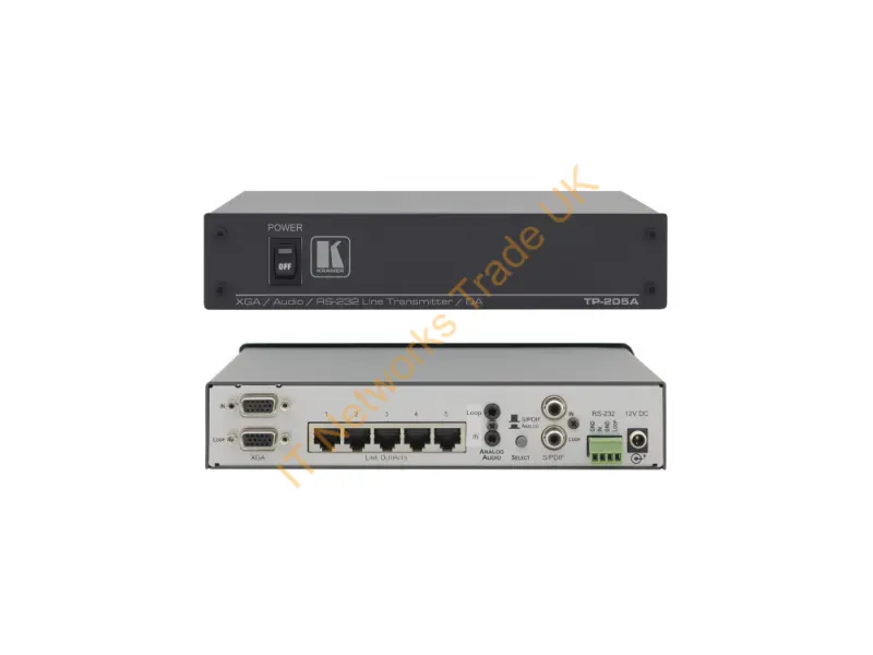 TP-205A - Kramer Electronics Tp-205A Av Extender Av Transmitter Black, Gray