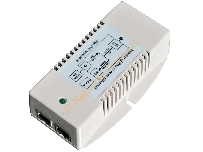 TP-POE-HP-48GD - Tycon Systems Tp-Poe-Hp-48Gd Poe Adapter Gigabit Ethernet 56 V