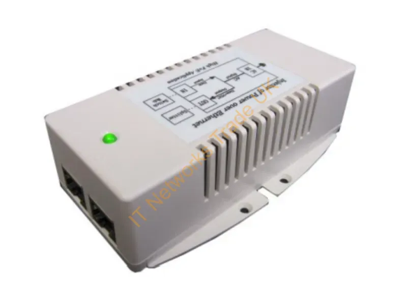 TP-POE-HP-56G-FBN - Tycon Systems Tp-Poe-Hp-56G-Fbn Poe Adapter Gigabit Ethernet