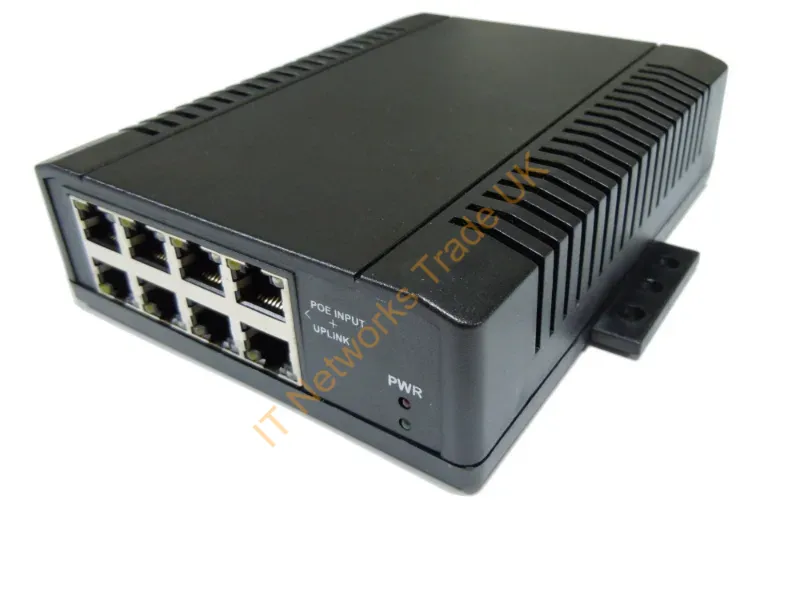 TP-SW8-D - Tycon Systems Tp-Sw8-D Network Switch L2 Fast Ethernet (10/100) Power Over Ethernet (Poe) Black