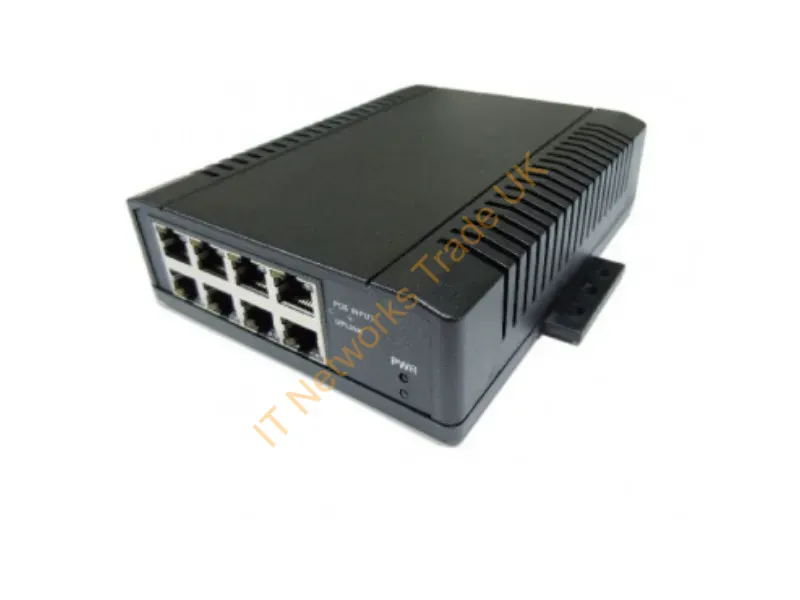 TP-SW8-NC - Tycon Systems Tp-Sw8-Nc Network Switch Unmanaged L2 Fast Ethernet (10/100) Power Over Ethernet (Poe) Black
