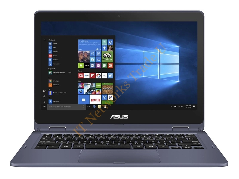 ASUS VivoBook Flip TP202NA-EH007T 1.1GHz N3350 11.6" 1366 x 768pixels Touchscreen Black Hybrid (2-in-1) Laptop System