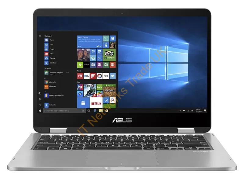 TP401MA-YS02 - Asus Vivobook Flip Tp401Ma-Ys02 Laptop Intel Celeron N4000 Hybrid (2-In-1) 14" Touchscreen Full Hd 4 Gb Lpddr4-Sdram 64 Gb Emmc Wi-Fi 5 (802.11Ac) Windows 10 S Gray