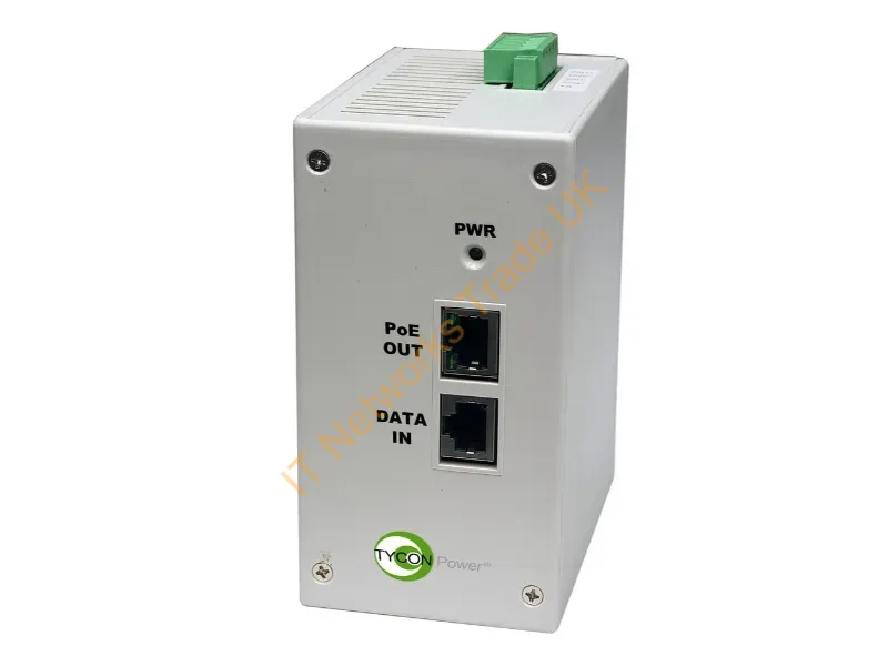 TPDIN-1256GD-BT - Tycon Systems Tpdin-1256Gd-Bt Poe Adapter 5 Gigabit Ethernet 56 V