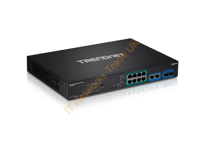 TPE-3012LS - Trendnet Tpe-3012Ls Network Switch Managed Gigabit Ethernet (10/100/1000) Power Over Ethernet (Poe) 1U Black