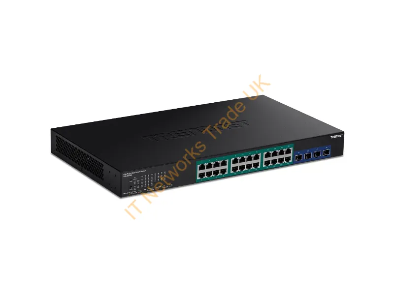 TPE-30284 - Trendnet Tpe-30284 Network Switch Managed L2/L4 Gigabit Ethernet (10/100/1000) Power Over Ethernet (Poe) 1U Black