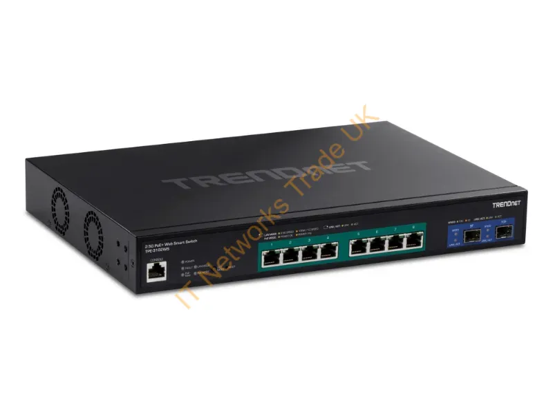TPE-3102WS - Trendnet Tpe-3102Ws Network Switch Managed 2.5G Ethernet (100/1000/2500) Power Over Ethernet (Poe) Black