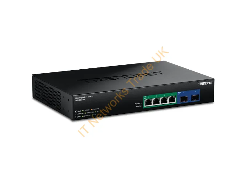 TPE-BG5062 - Trendnet Tpe-Bg5062 Network Switch Unmanaged 2.5G Ethernet (100/1000/2500) Power Over Ethernet (Poe) Black