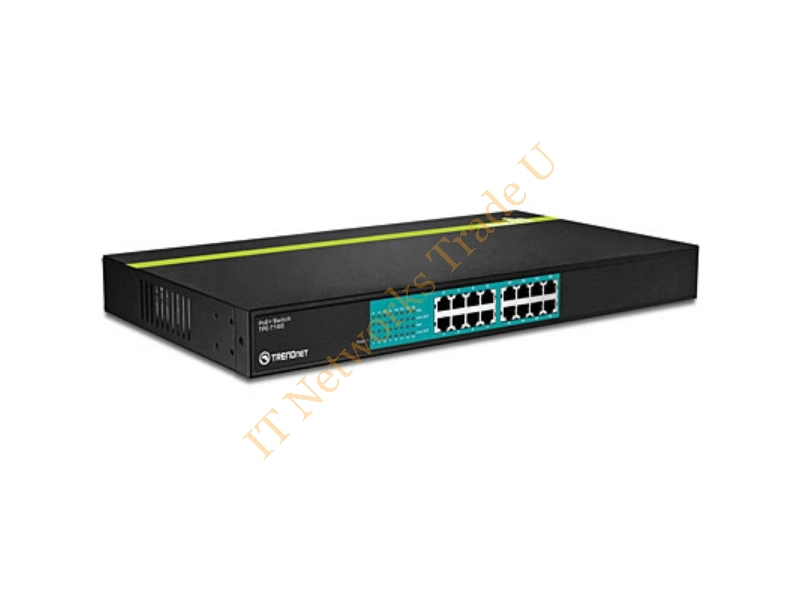 TPE-T160 - Trendnet TPE-T160 Unmanaged network switch Power over Ethernet (PoE) Black network switch