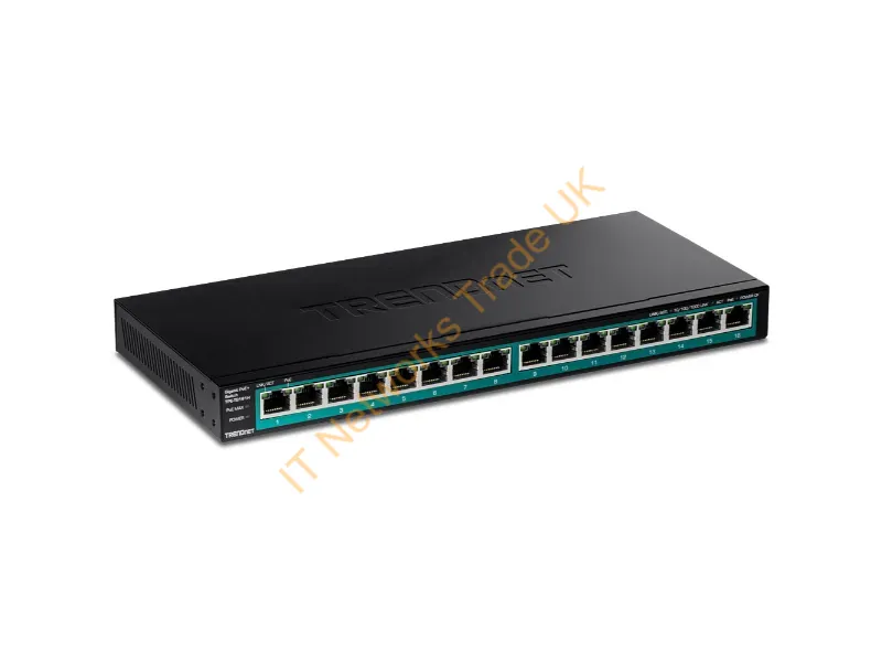 TPE-TG161H - Trendnet Tpe-Tg161H Network Switch Gigabit Ethernet (10/100/1000) Power Over Ethernet (Poe) Black