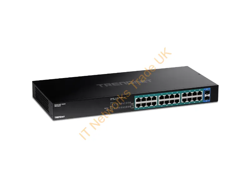 TPE-TG262 - Trendnet Tpe-Tg262 Network Switch Unmanaged L2 Gigabit Ethernet (10/100/1000) Power Over Ethernet (Poe) 1U Black