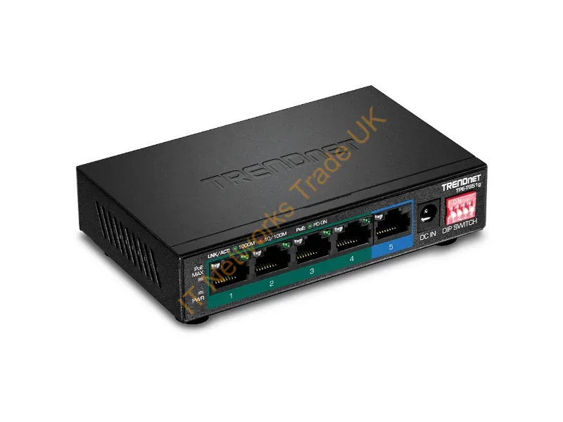TPE-TG51G - Trendnet Tpe-Tg51G Network Switch Gigabit Ethernet (10/100/1000) Power Over Ethernet (Poe) Black