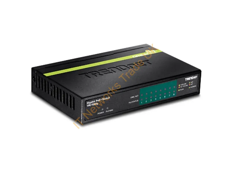TPE-TG82G - Trendnet TPE-TG82G Gigabit Ethernet (10/100/1000) Power over Ethernet (PoE) Black network switch
