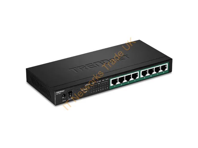 TPE-TG83 - Trendnet Tpe-Tg83 Network Switch Unmanaged Gigabit Ethernet (10/100/1000) Power Over Ethernet (Poe) Black