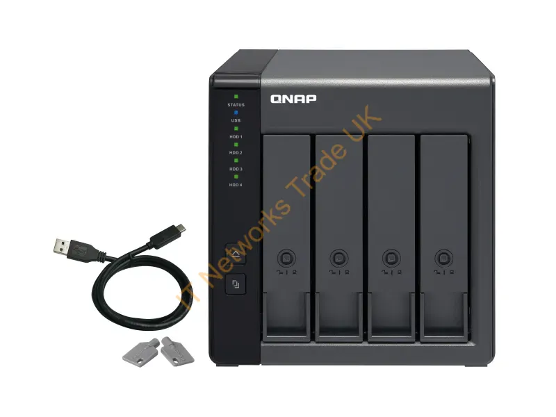 TR-004 - Qnap Tr-004 Storage Drive Enclosure Hdd/Ssd Enclosure Black 2.5/3.5"