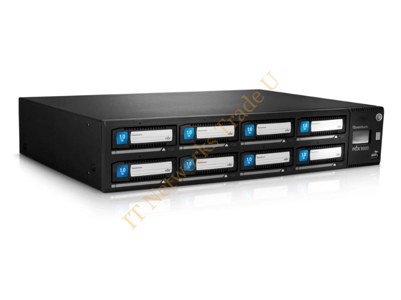 TRL8K-C2DQ-A0BA Quantum TRL8K-C2DQ-A0BA SAN Hard Drive Array RAID Supported 8 x Total Bays USB 2.0 iSCSI 2U Rack-mountable HDD Accessory