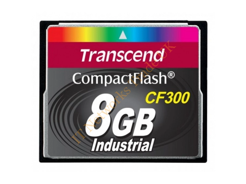 TRN-TS8GCF300 Transcend 8GB 300x CompactFlash (CF) Memory Card