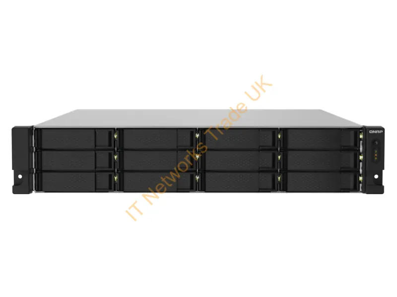 TS-1232PXU-RP-4G-US - Qnap Ts-1232Pxu-Rp Nas Rack (2U) Annapurna Labs Alpine Al-324 4 Gb Ddr4 0 Tb Qnap Turbo System Black