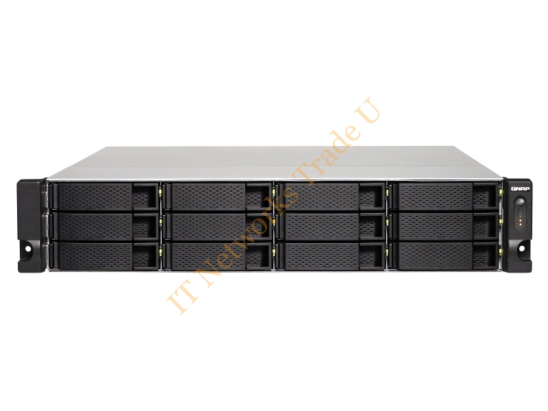 TS-1232XU-4G-144TB-GLD - QNAP TS-1232XU NAS Rack (2U) Ethernet LAN Black NAS Servers