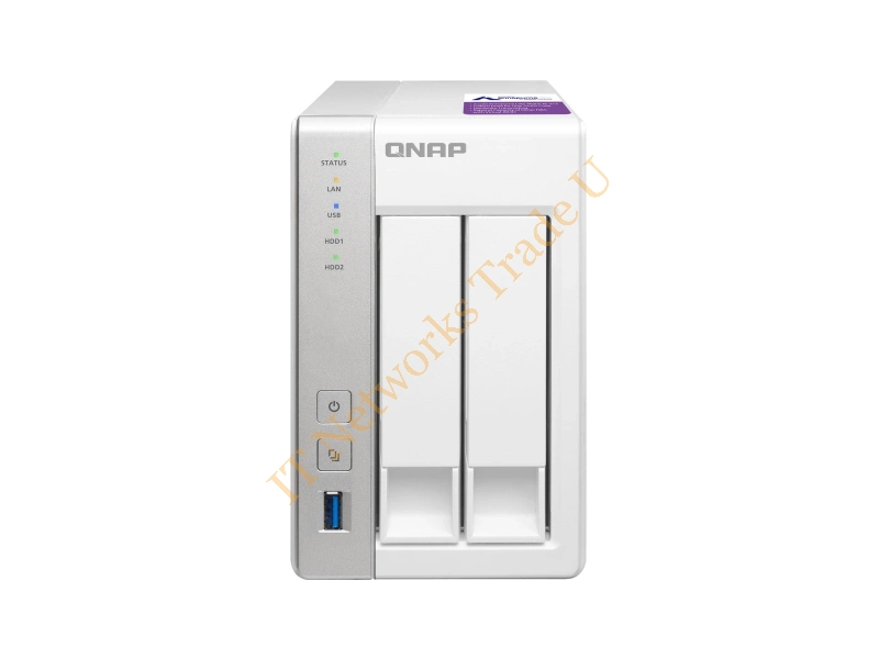 TS-231P/4TB-RED - QNAP TS-231P 4TB (2 X 2TB WD RED) NAS Tower Ethernet LAN Grey, White NAS Servers