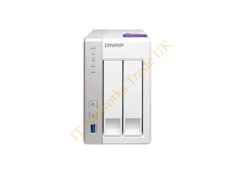 TS-231P-US QNAP TS-231P-US Alpine AL-212 ARM Cortex A15 1.7GHz/ 1GB RAM/ 2GbE/ 2SATA3/ USB3.0/ 2-Bay Desktop NAS Server for Home & SOHO