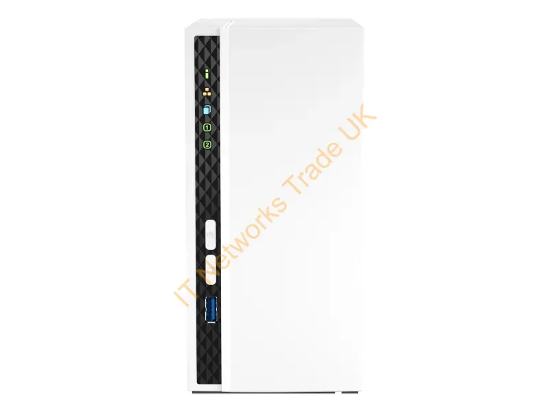 TS-233-US - Qnap Ts-233 Nas Tower Arm Cortex-A55 2 Gb 0 Tb Qnap Qts White