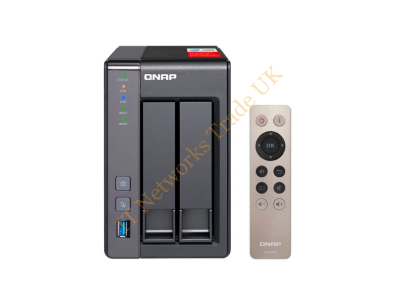 TS-251+-2G-US QNAP TS-251+-2G-US Intel -Celeron 2.0GHz/ 2GB DDR3L/ 2GbE/ 2SATA3/ USB3.0/ 2-Bay Tower NAS Server for SOHO & Home