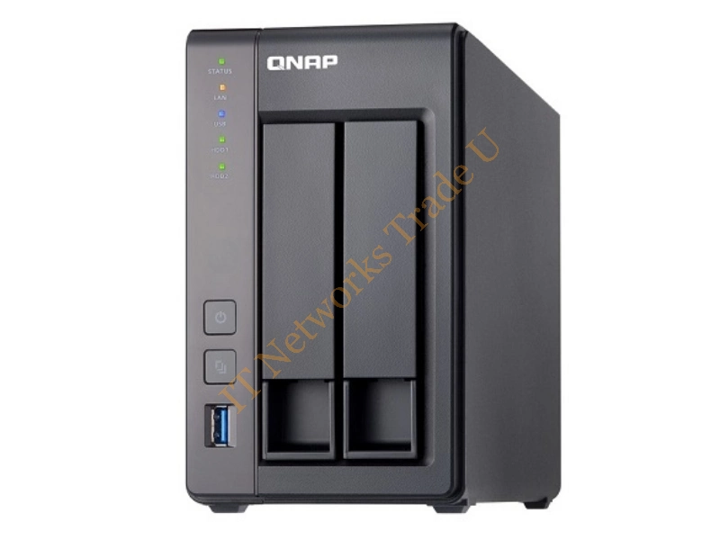 TS-251+-2G/WD10EFRX - QNAP TS-251+ NAS Tower Ethernet LAN Black, Grey NAS Servers
