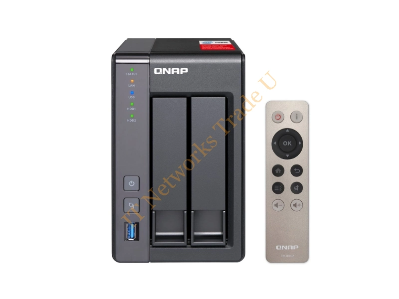 TS-251+-8G/16TB-RED - QNAP TS-251+ NAS Tower Ethernet LAN Grey NAS Servers