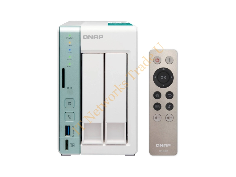TS-251A-2G/4TB-RED - QNAP TS-251A NAS Tower Ethernet LAN Green, White NAS Servers