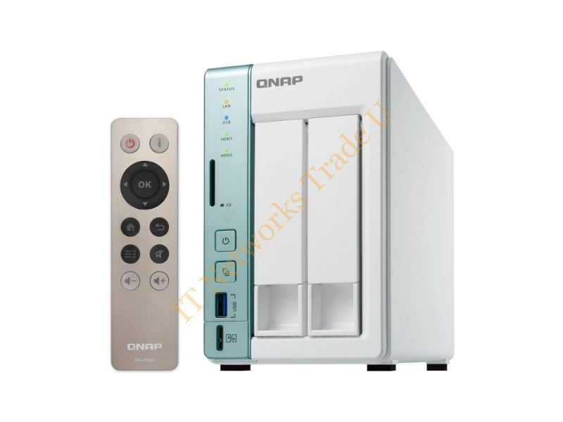 TS-251A-4G/6TB-IW - QNAP TS-251A NAS Tower Ethernet LAN Green, White NAS Servers