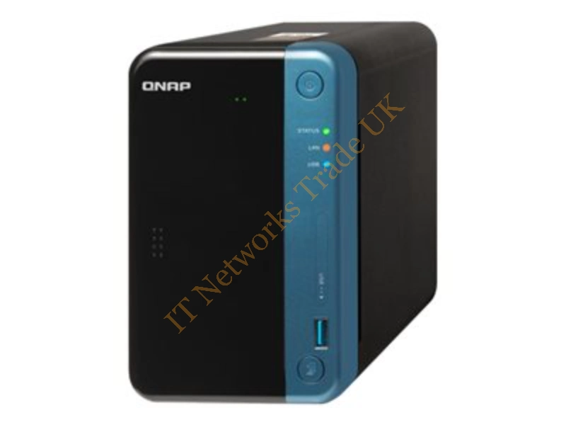 TS-253BE-4G-US QNAP TS-253BE-4G-US Intel -Celeron J3455 1.5GHz/ 4GB DDR3L/ 2GbE/ 2SATA3/ USB3.0/ 2-Bay NAS Server for SMB