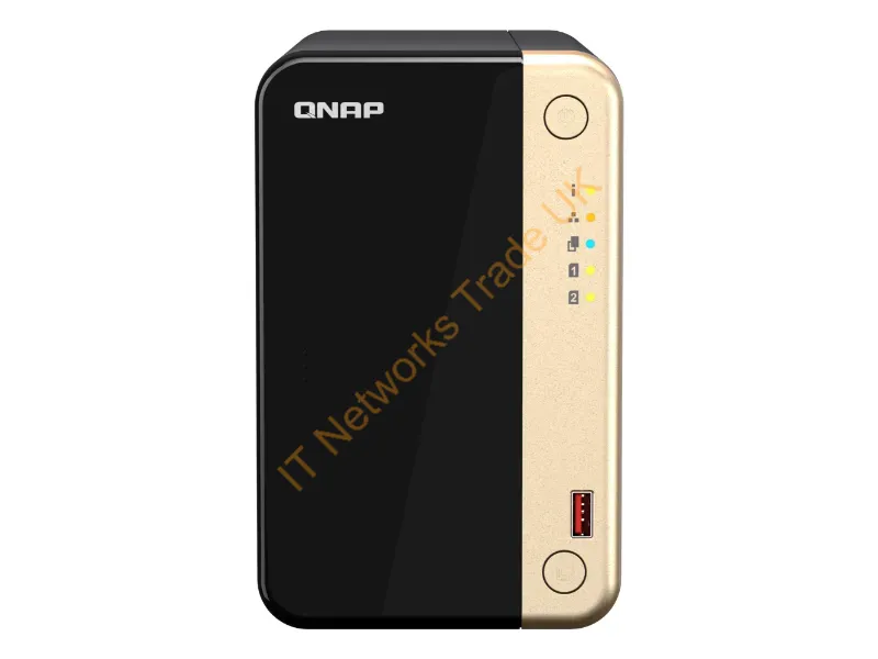TS-264-8G-US - Qnap Ts-264 Nas Tower Intel Celeron N5095 8 Gb 0 Tb Qnap Turbo System Black, Gold