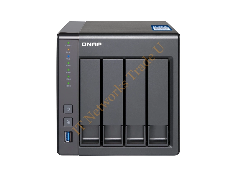 TS-431X-2G/8TB-IW - QNAP TS-431X NAS Tower Ethernet LAN Black NAS Servers