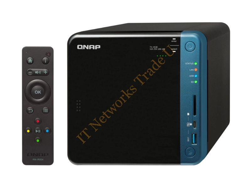 TS-453B-4G/24TB-IW - QNAP TS-453B NAS Tower Ethernet LAN Black NAS Servers