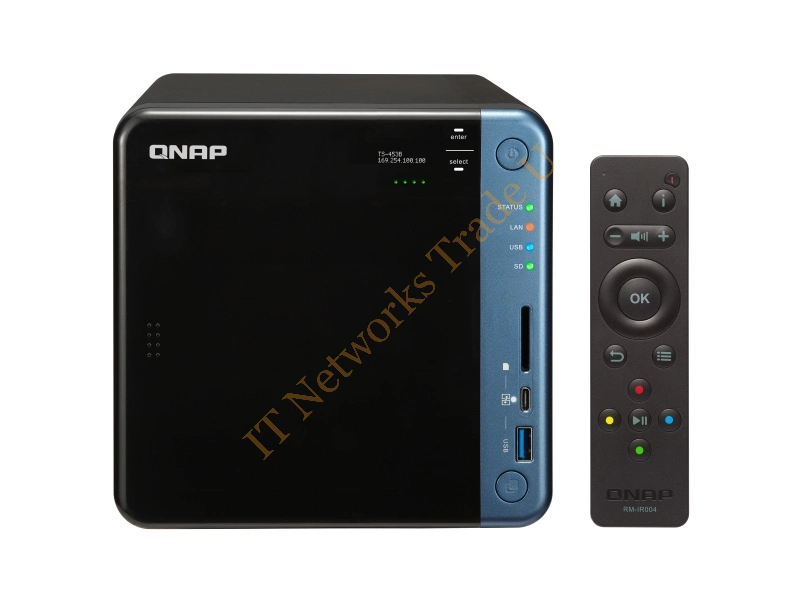 TS-453B-4G/48TB-IW - QNAP TS-453B NAS Tower Ethernet LAN Black NAS Servers