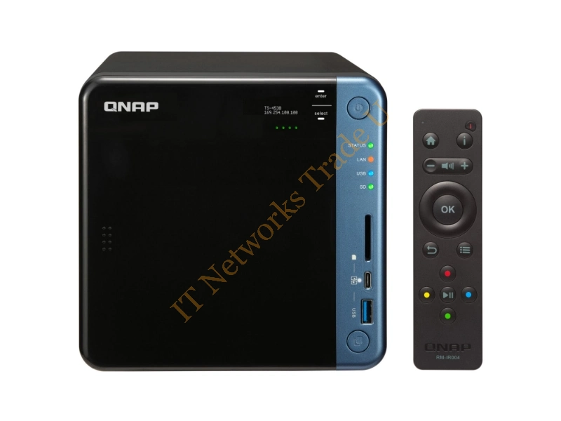 TS-453B-4G/8TB-RED - QNAP TS-453B NAS Tower Ethernet LAN Black NAS Servers
