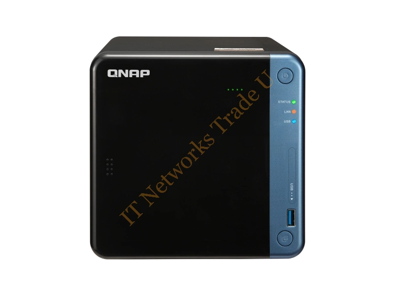 TS-453BE-4G/8TB-RED - QNAP TS-453Be NAS Tower Ethernet LAN Black, Blue NAS Servers