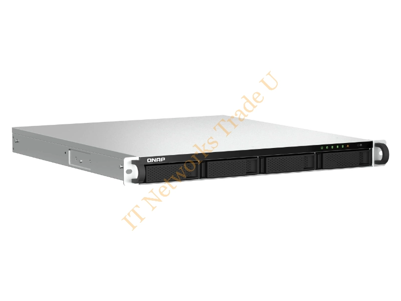 TS-453BU-4G/16TB-REDPRO - QNAP TS-453BU NAS Rack (1U) Ethernet LAN Aluminium, Black NAS Servers